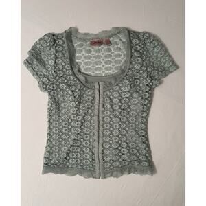 Willow + Root Lace Corset Top Size S Forest Fairy Coquette Soft Girl